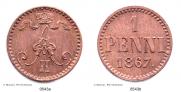 1 penni 1867 year