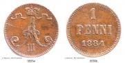 1 penni 1884 year