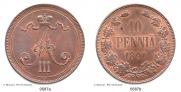 10 pennia 1891 year
