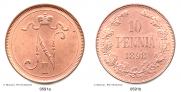 10 pennia 1898 year