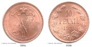 10 pennia 1911 year