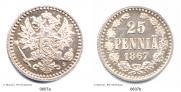 25 pennia 1867 year