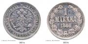 1 markka 1866 year