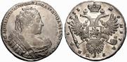 1 rouble 1733 year