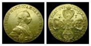 10 рублей 1762 года