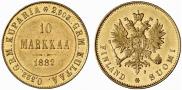 10 markkaa 1882 year