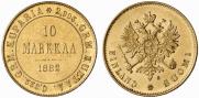10 markkaa 1882 year