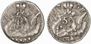 5 kopecks 1758 year