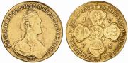 10 roubles 1778 year