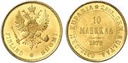 10 markkaa 1878 year
