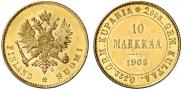 10 markkaa 1905 year