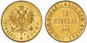 10 markkaa 1882 year