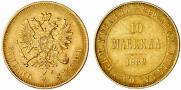 10 markkaa 1882 year
