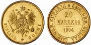 20 markkaa 1904 year