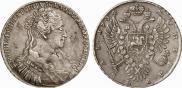 1 рубль 1734 года