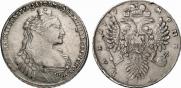 1 rouble 1737 year