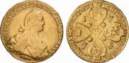 10 roubles 1776 year