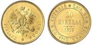 20 markkaa 1879 year