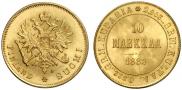 10 markkaa 1882 year