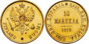 10 markkaa 1878 year