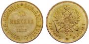 10 markkaa 1882 year