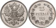 25 pennia 1875 year