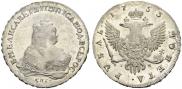 1 rouble 1753 year