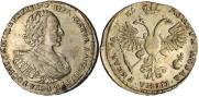 1 рубль 1721 года