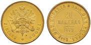 20 markkaa 1879 year