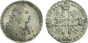 1 рубль 1728 года
