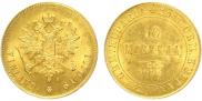 10 markkaa 1882 year