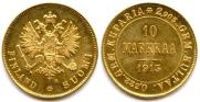 10 markkaa 1913 year