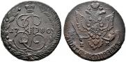 5 kopecks 1780 year