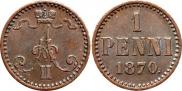 1 penni 1870 year