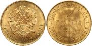 10 markkaa 1881 year