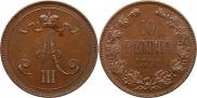 10 pennia 1890 year