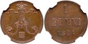 1 penni 1881 year