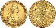 5 roubles 1766 year
