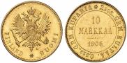 10 markkaa 1905 year