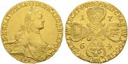 10 roubles 1764 year