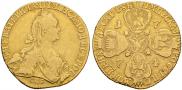 10 рублей 1774 года