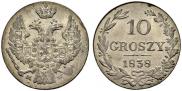 10 groszy 1838 year