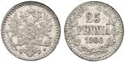 25 pennia 1866 year