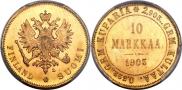 10 markkaa 1905 year