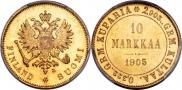 10 markkaa 1905 year