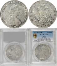 1 рубль 1782 года