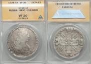 1 rouble 1729 year