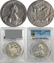 1 rouble 1766 year