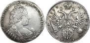 1 rouble 1733 year