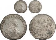 Grivennik 1748 year